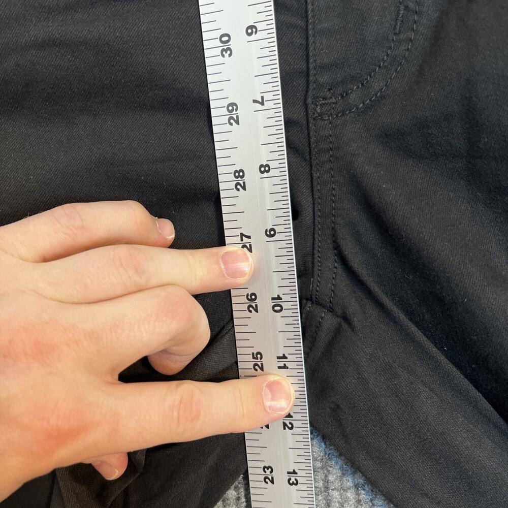 Belle by Kim Gravel Regular TripleLuxe Twill Mariner Crop Jeans Black Size 6 - Picture 8 of 13